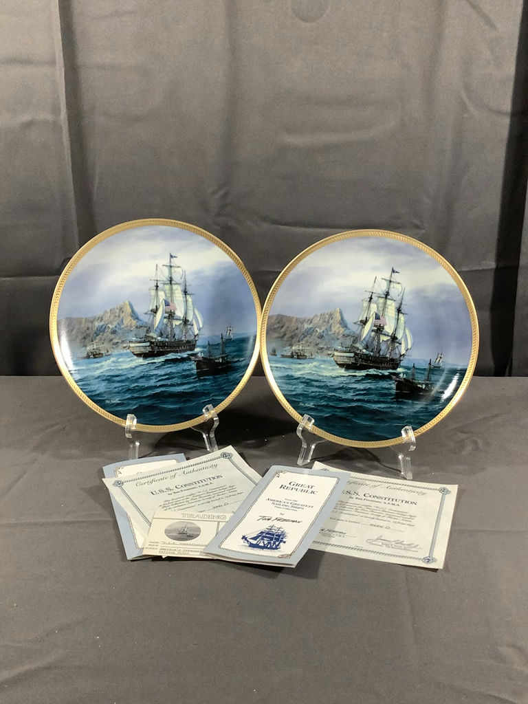 The Hamilton Collection - U.S.S. Constitution Plates - image 1 of 4