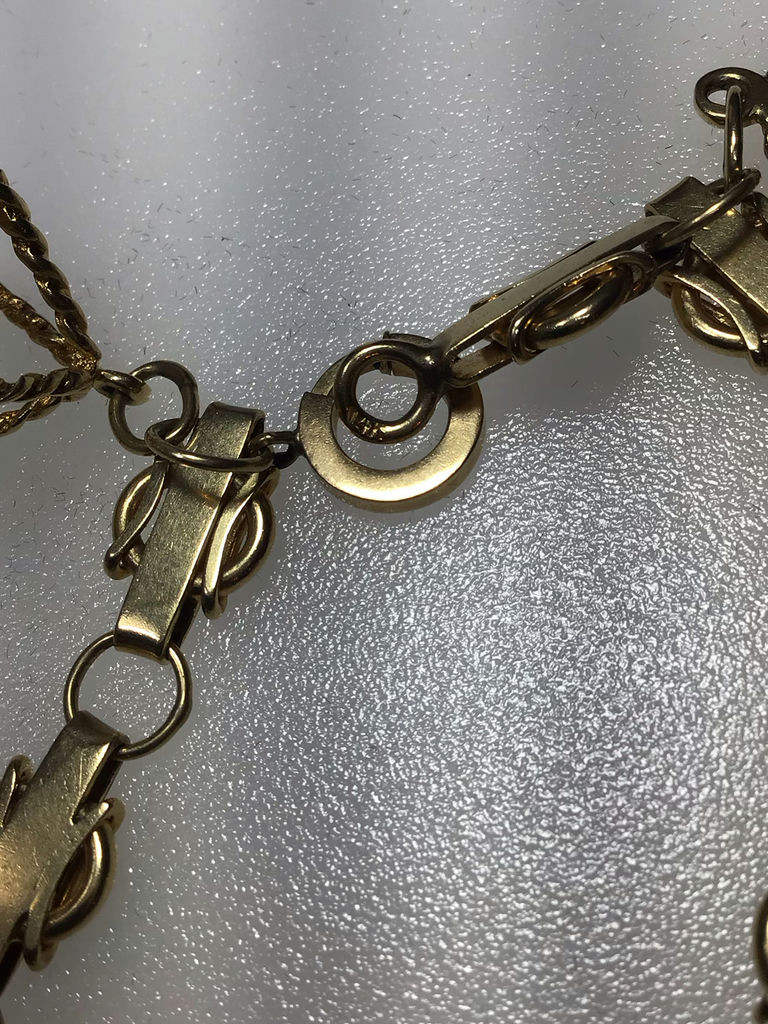 Vintage 14K Chunky Charm Bracelet (37+dwt) - image 14 of 15