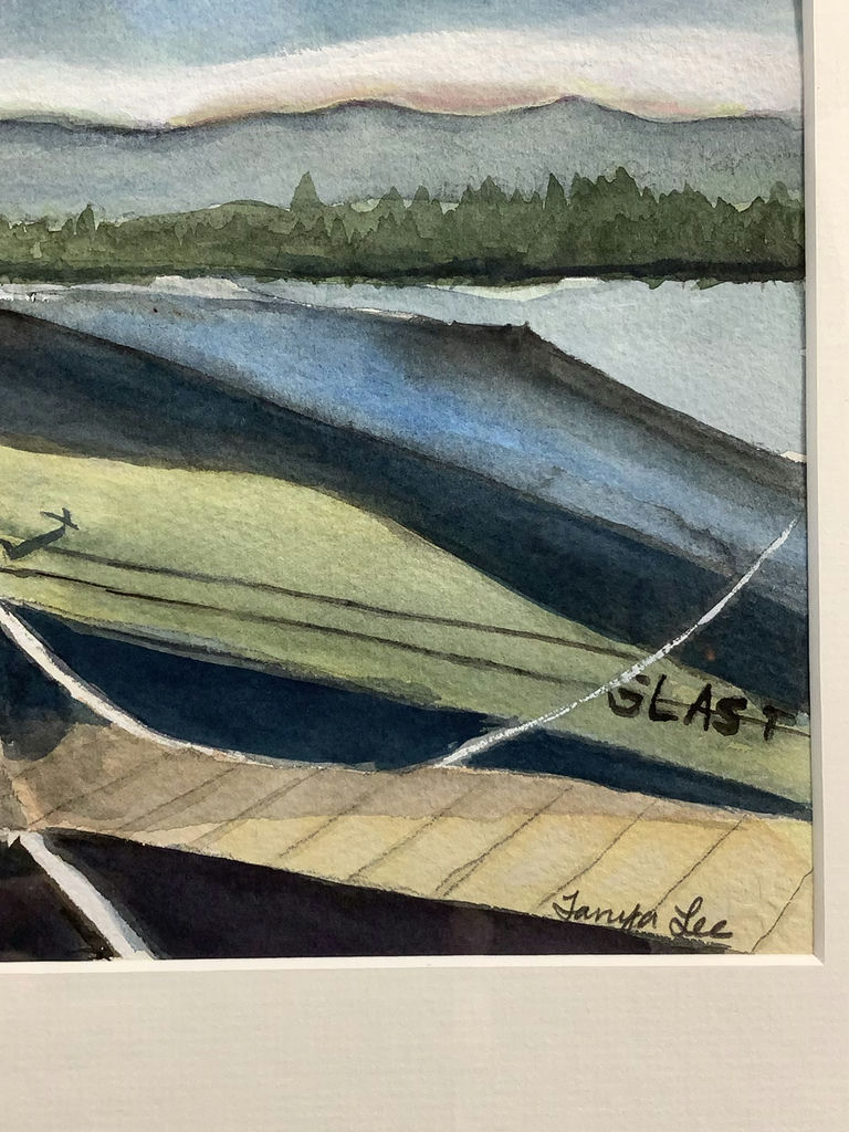 Tanya Lee Framed Original Watercolor - image 3 of 6