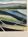 Tanya Lee Framed Original Watercolor - thumbnail 3 of 6