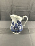 Churchill Blue Willow Coffee Mugs & Jug - thumbnail 5 of 7