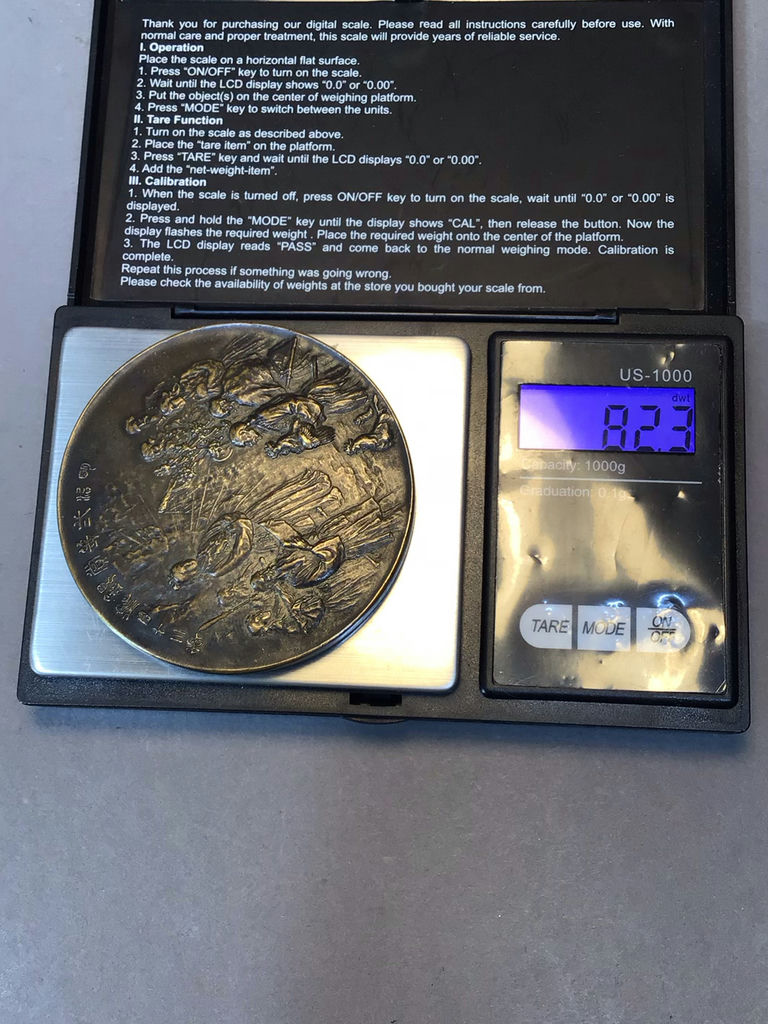 Antique Bronze Third Prize Medal, Meji Year 43 - image 7 of 7