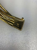 18K Florentine Gold Bracelet & Gemstone Cocktail Ring (27+ dwt) - thumbnail 4 of 13