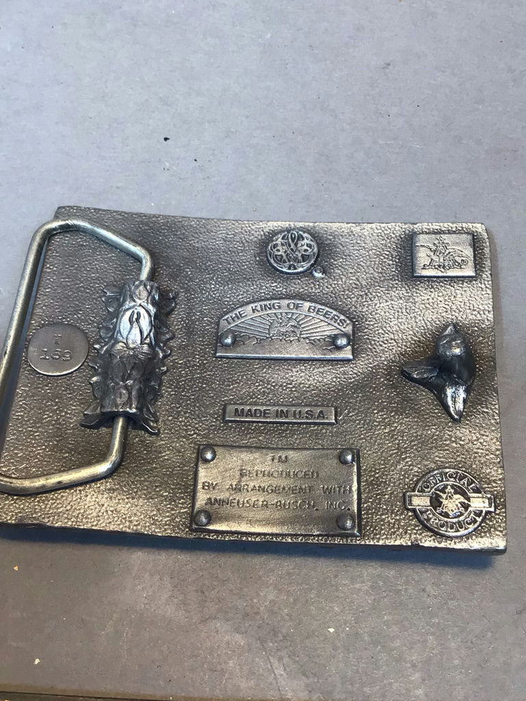 Country Music & Budweiser Belt Buckles - image 10 of 11