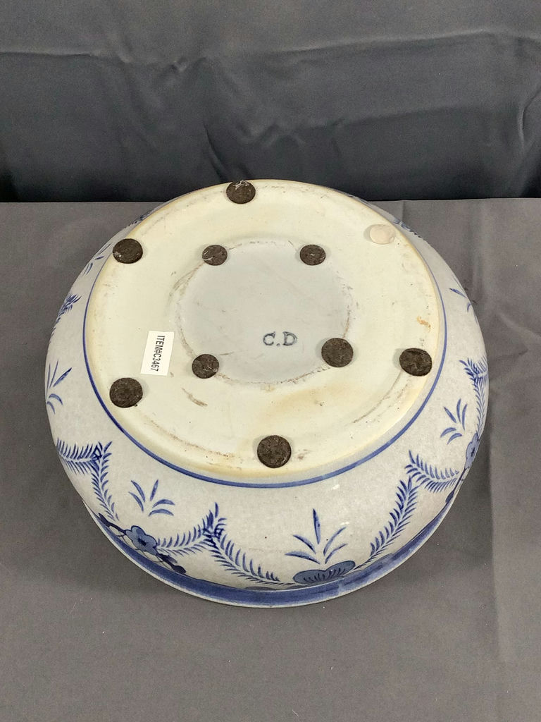 Blue & White Ceramic Planters And Jar - image 12 of 12