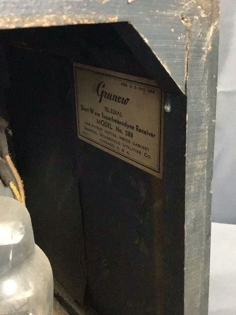 Grunow Teledial Model 588 Short Wave Radio - image 11 of 15