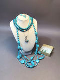 Turquoise Stone & Silver Jewelry (3+dwt) - thumbnail 1 of 12