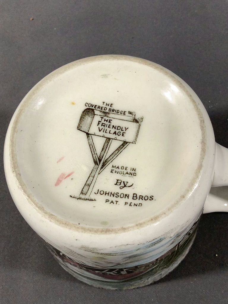 Antique Mixing Bowls & Mug - image 10 of 10