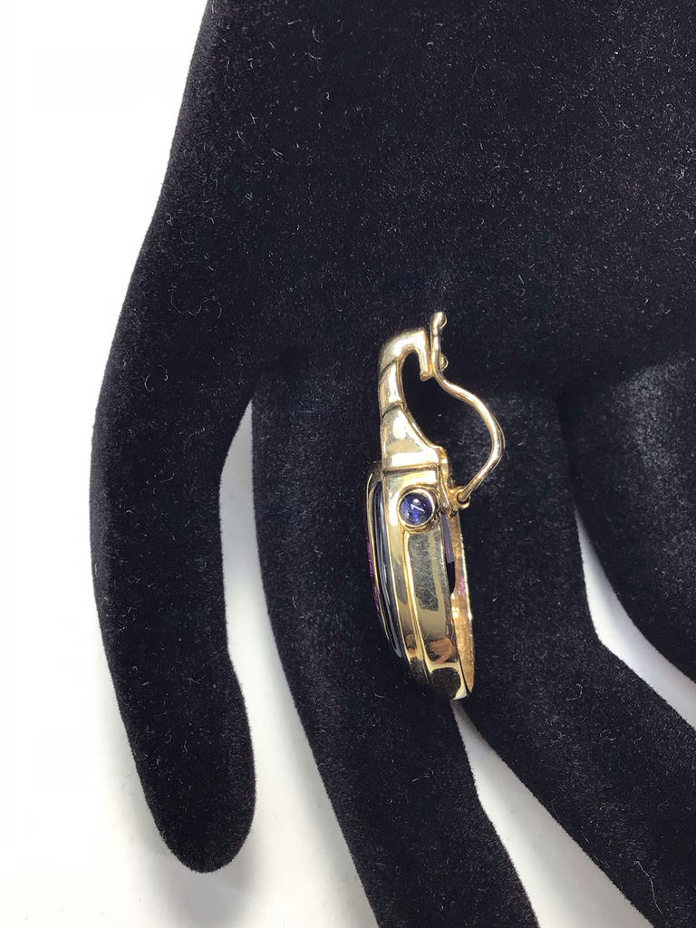 14K Gold & Amethyst Statement Jewelry - image 6 of 12