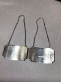 Sterling Whisky Tags & More Barware (18+ dwt) - thumbnail 3 of 26