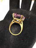 18K Florentine Gold Bracelet & Gemstone Cocktail Ring (27+ dwt) - thumbnail 11 of 13