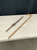 Brass Umbrella Stand & Hand Carved Wood Canes - thumbnail 4 of 8