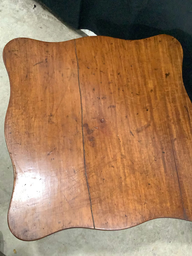 Antique Tilt Top Table & Arm Chair - image 11 of 11
