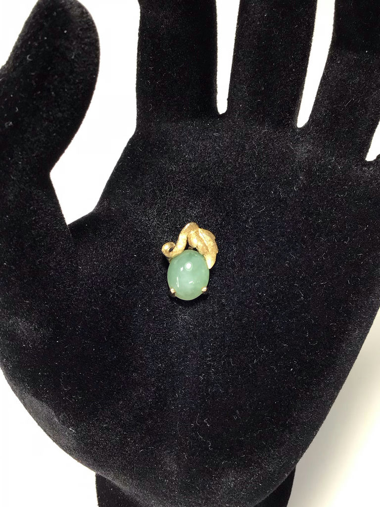 14K Gold & Serpentine Jewelry - image 2 of 16