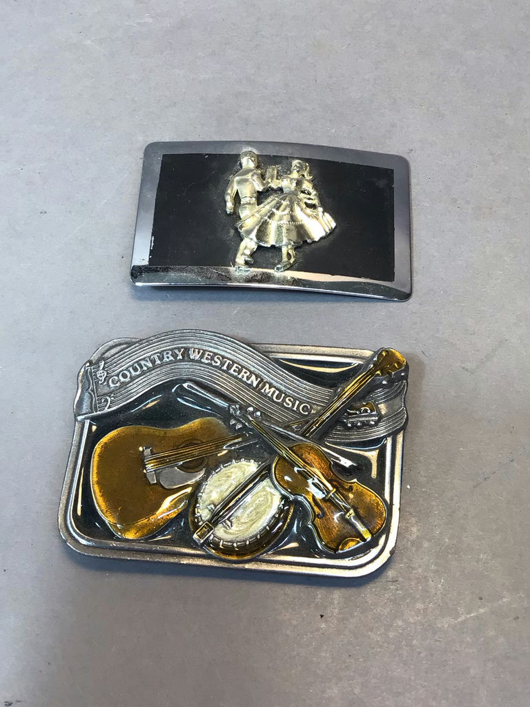 Country Music & Budweiser Belt Buckles - image 2 of 11