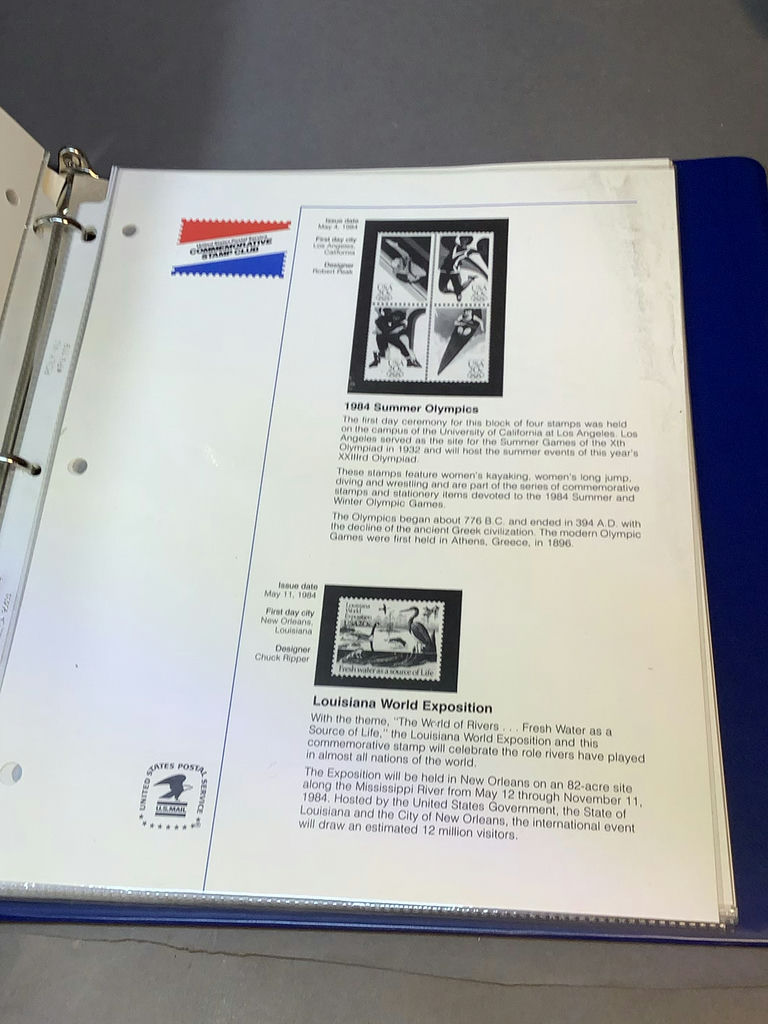 USPS Commemorative Stamp Club 1984-1996 - image 7 of 9