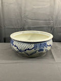 Blue & White Ceramic Planters And Jar - thumbnail 10 of 12