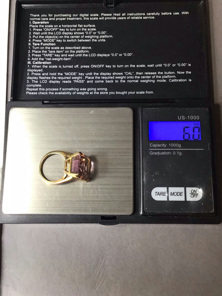 18K Florentine Gold Bracelet & Gemstone Cocktail Ring (27+ dwt) - image 13 of 13