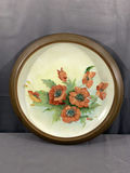Vintage Framed Hand-Painted Plates - thumbnail 6 of 9