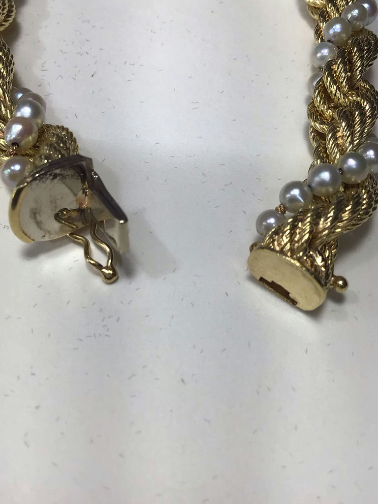 Vintage 18K / 14K Gold & Pearl Jewelry (18K/14+, 14K/11+ dwt) - image 5 of 13
