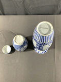 Asian Decorative Blue & White Ceramics - thumbnail 11 of 13