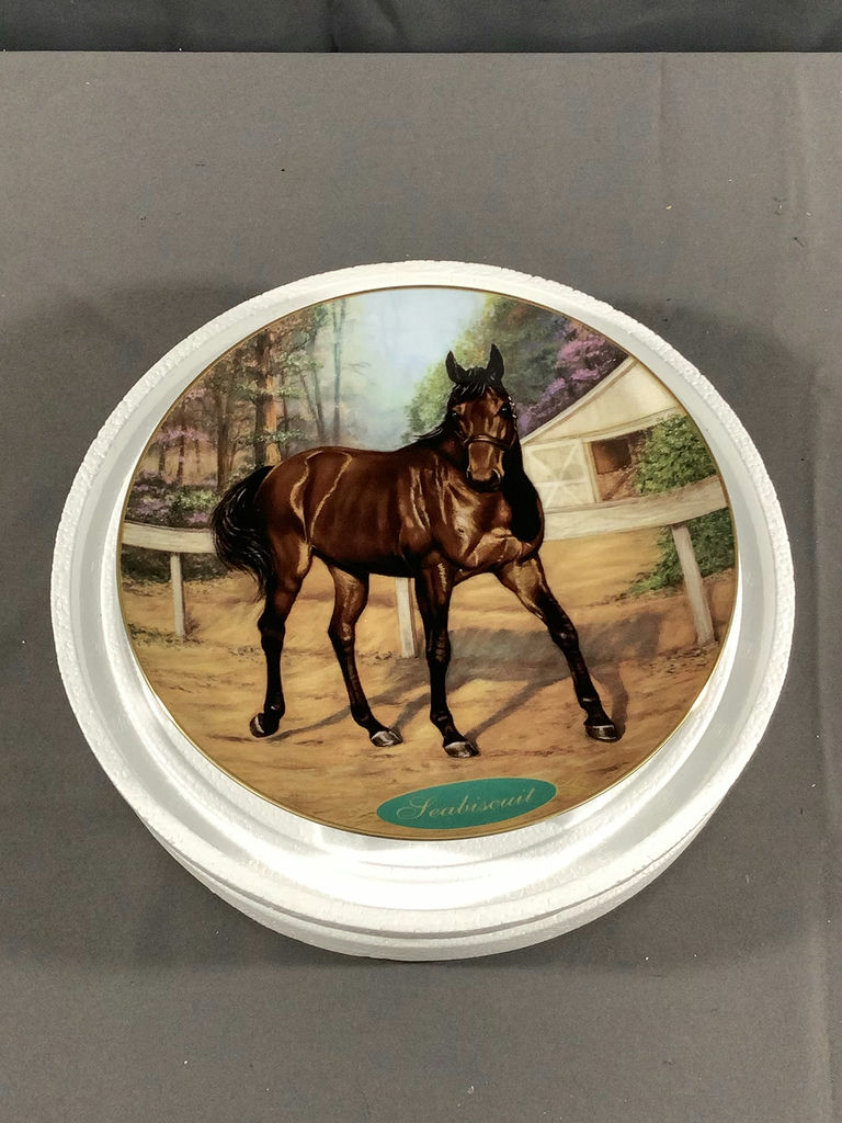 Danbury Mint- Racehorse Collector Plates - image 6 of 7