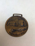 Men's Cufflinks, Tie Tacks, Brass Centennial Medallions - thumbnail 8 of 11