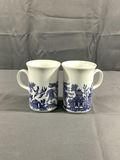 Churchill Blue Willow Coffee Mugs & Jug - thumbnail 2 of 7