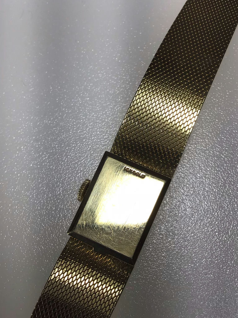 Working Vintage 14K Yellow Gold Omega Ladies Watch (17+ dwt) - image 8 of 13