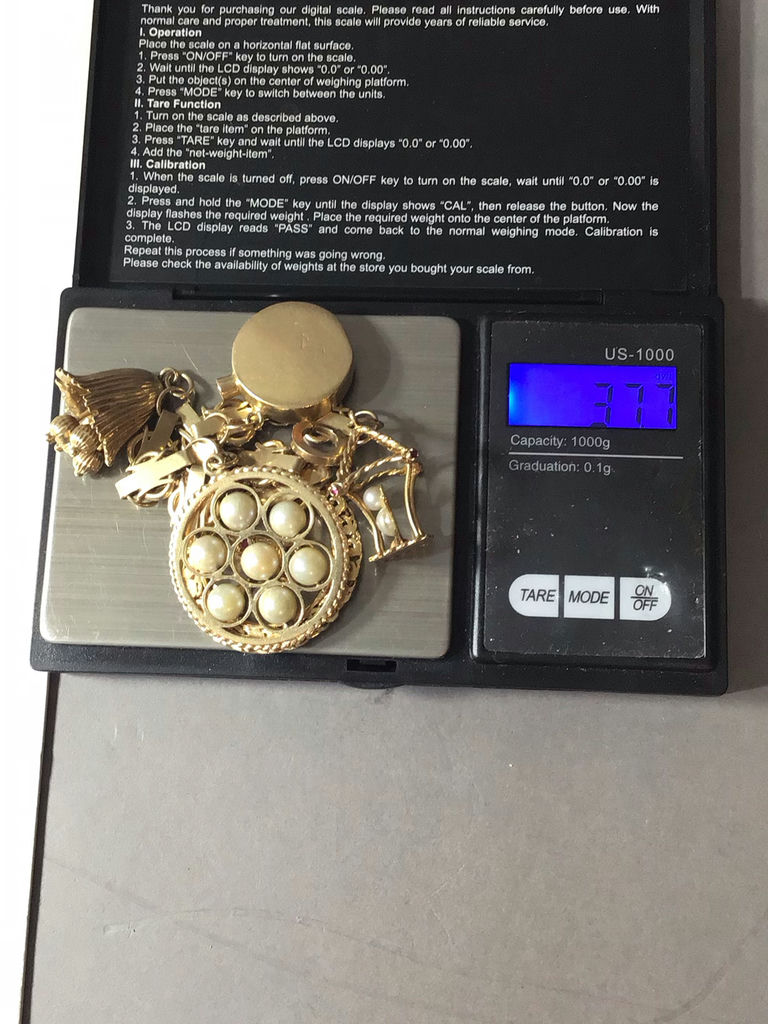 Vintage 14K Chunky Charm Bracelet (37+dwt) - image 15 of 15