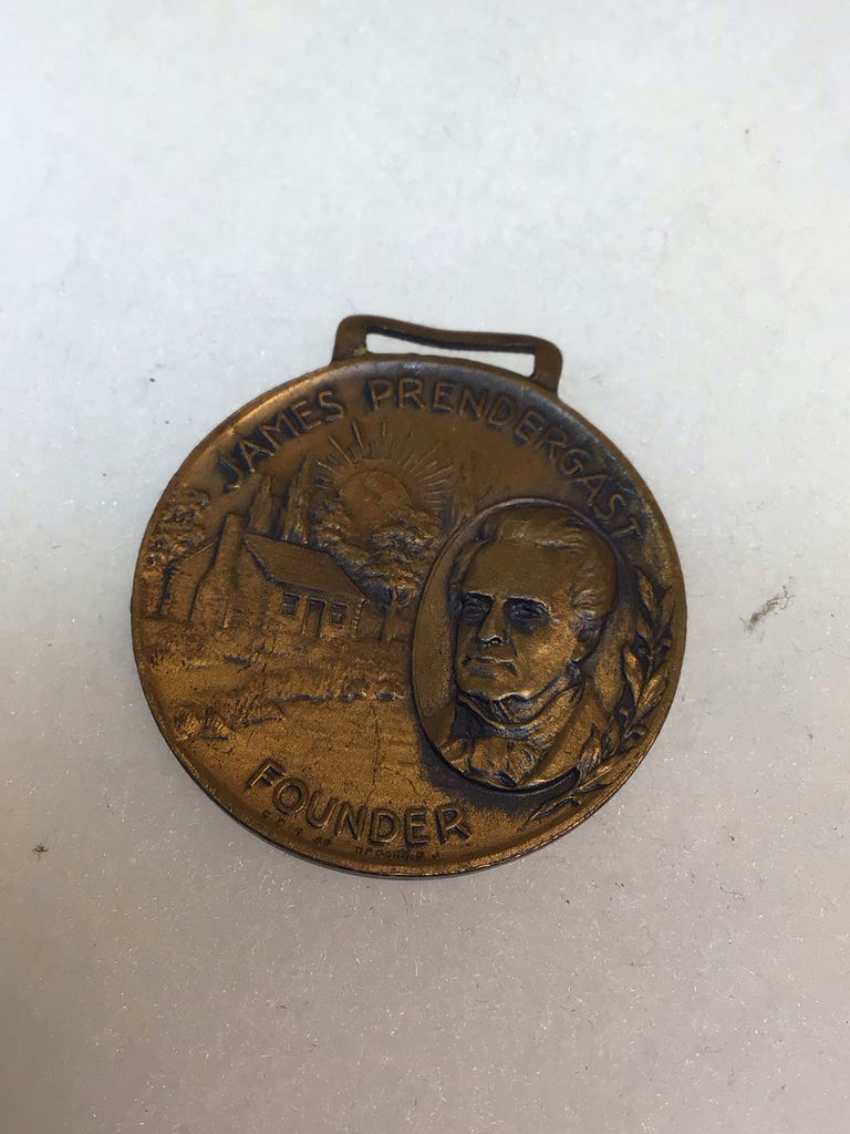 Men's Cufflinks, Tie Tacks, Brass Centennial Medallions - image 9 of 11
