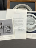 Franklin Mint / Wyeth "Winter Fox" 1973 Sterling Collector Plate - thumbnail 4 of 5