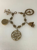 Vintage 14K Chunky Charm Bracelet (37+dwt) - thumbnail 13 of 15