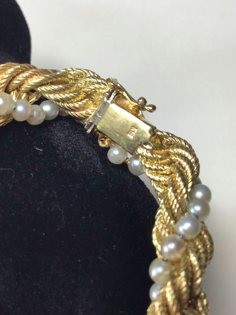Vintage 18K / 14K Gold & Pearl Jewelry (18K/14+, 14K/11+ dwt) - image 4 of 13