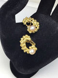Vintage 18K Yellow Gold & Pearls Jewelry (15+ dwt) - thumbnail 7 of 9