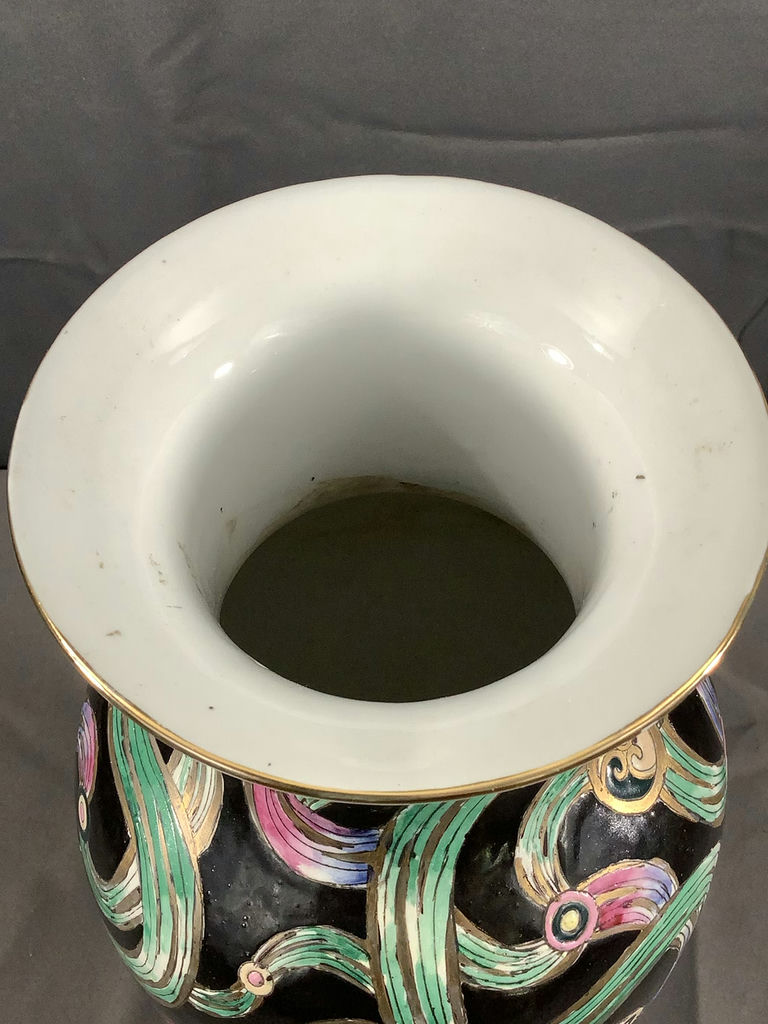 Green Ceramic Lamp And Vase - image 9 of 10