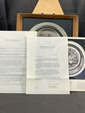 Franklin Mint / Wyeth "Along the Brandywine" 1972 Sterling Collector Plate - thumbnail 3 of 6
