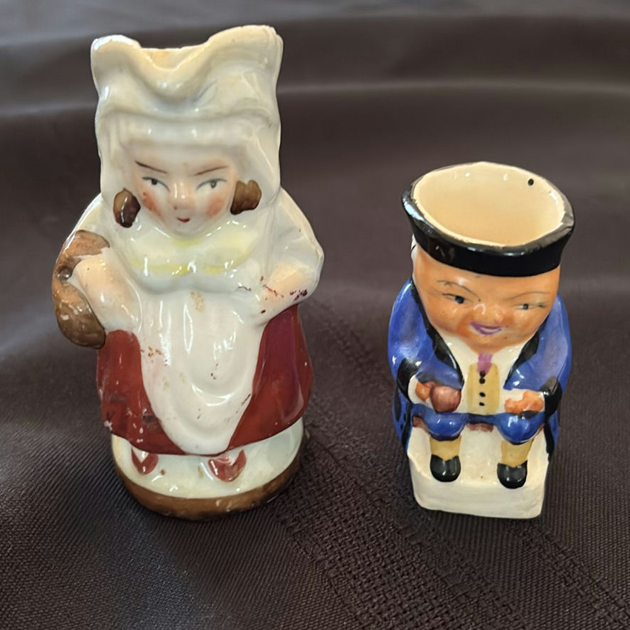 Collection of Character Ceramic Teapots, Toby Jugs, and Miniature Figurines - image 14 of 19