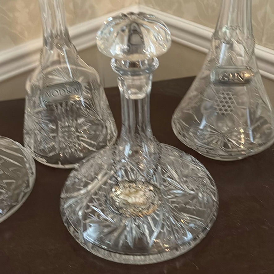 Set of Four Liquor Decanters - image 4 of 18
