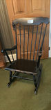 Black Windsor-style rocking chair - thumbnail 1 of 9