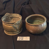 Two Copper and Brass Pots - thumbnail 1 of 15