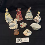 Collection of Porcelain Figurines and Decorative Ceramic Pieces - thumbnail 1 of 29