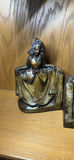 Vintage Bronze Horse Bookends; Plaster Victorian Style Bookends - thumbnail 12 of 13