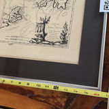 Set of Three Framed Reproduction Vintage Map Prints - thumbnail 4 of 13