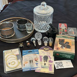 Crystal Ice Bucket and Wine Accessories - thumbnail 1 of 15