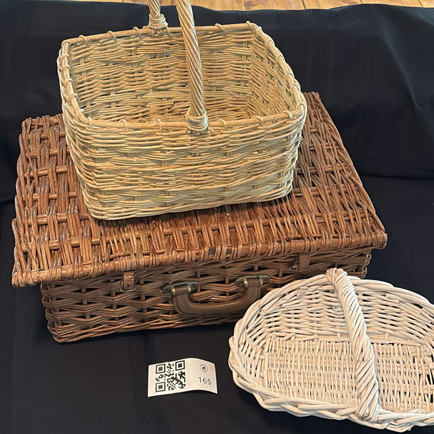 3 Wicker Baskets - image 1 of 19
