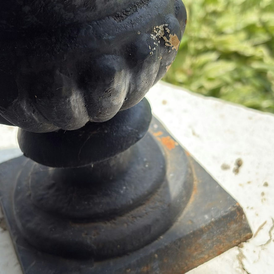 Pair Of Cast Iron Urn Planters - image 8 of 8