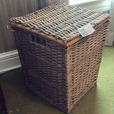 Large Wicker Hamper With Lid - thumbnail 2 of 8