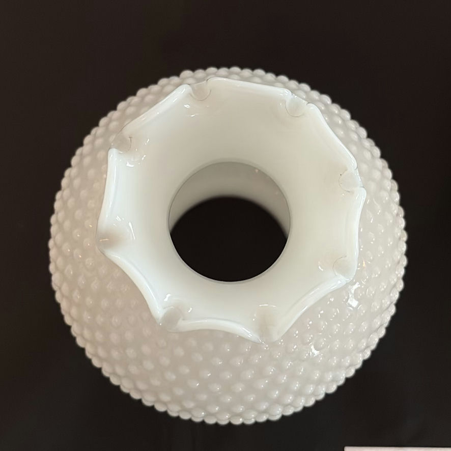 Hobnail White Milk Glass Lamp Globes - image 3 of 13