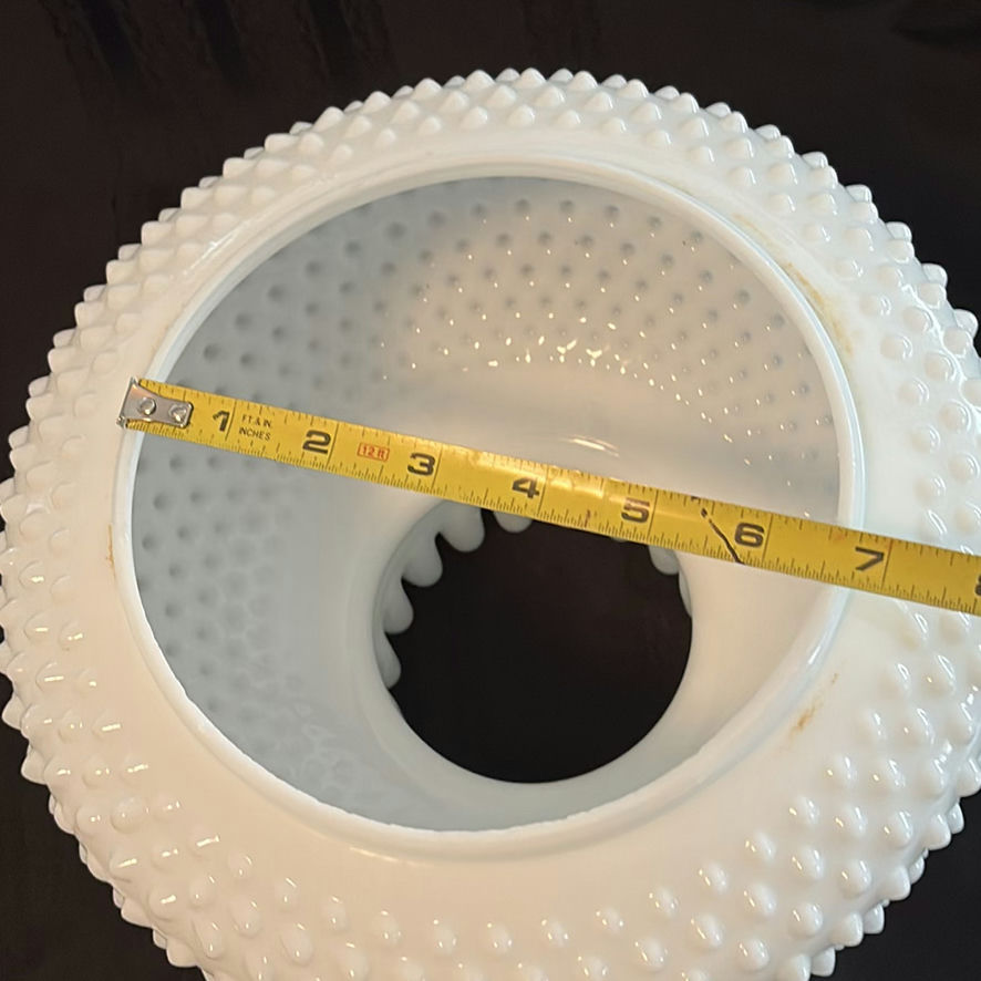 Hobnail White Milk Glass Lamp Globes - image 9 of 13